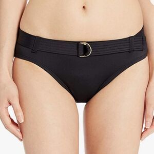 La Blanca Black Hipster Bikini Swimsuit Bottom Size 10 NWOT